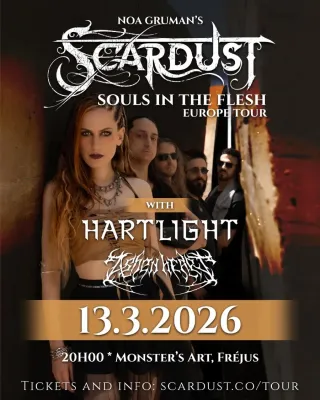 Poster for Scardust - Souls in the Flesh Europe Tour