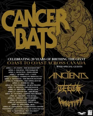 Poster for Cancer Bats - Tour 2026