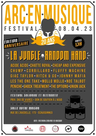 Poster for Arc-en-Musique Festival 2023