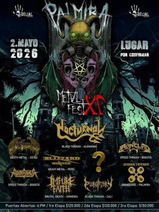 Poster for Palmira Metal Fest XI