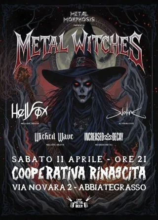 Poster for Eveline + Hellfox + Increased Decay + Wicked Wave