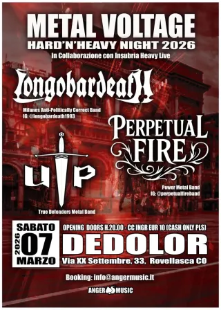 Poster for Metal Voltage Night 2026