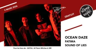 Poster for Ocean Daze + Fátima + Sound Of Lies