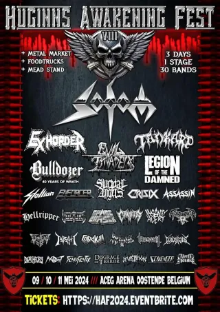 Poster for Huginns Awakening Fest VIII