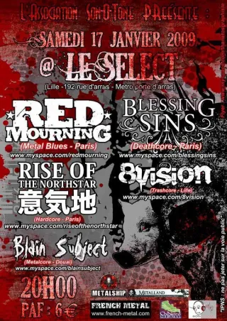 Poster for 8Vision + Blain Subject + Blessing Sins + Red Mourning + Rise Of The Northstar