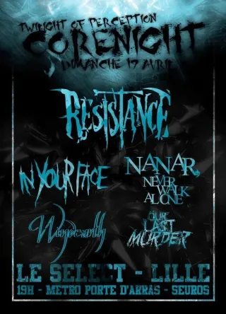 Poster for Resistance + In Your Face + Nanar, Never Walk Alone + Our Last Murder + Windearth