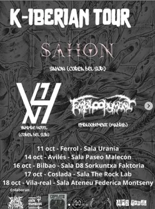 Poster for K-Iberian Tour