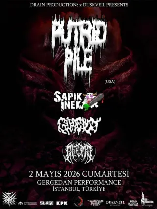 Poster for Putrid Pile + Gorelust + Gutsect + Sapık Inek