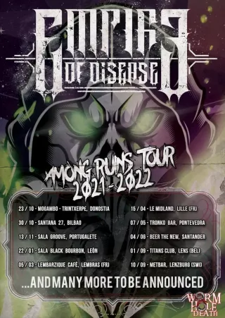 Poster for Empire Of Disease - Among Ruins Tour 2021-2022