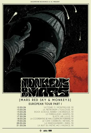 Poster for Mars Red Sly & Monkey! - European Tour Part 1