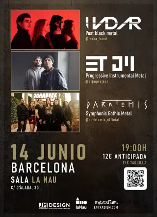 Poster for Darktemis + Etjm + Indar