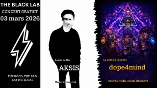 Poster for Aksis + Dope4Mind