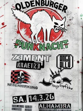 Poster for Oldenburger Punknacht