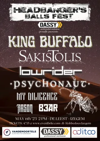 Poster for Headbanger's Balls Fest 2023