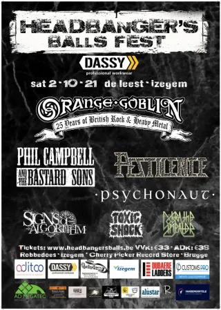 Poster for Headbanger's Balls Fest 2021