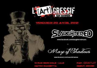 Poster for Slaughtered + Maze of Shadows