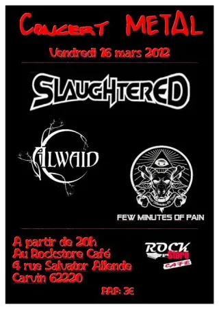 Poster for Slaughtered + Alwaid + Few Minutes of Pain