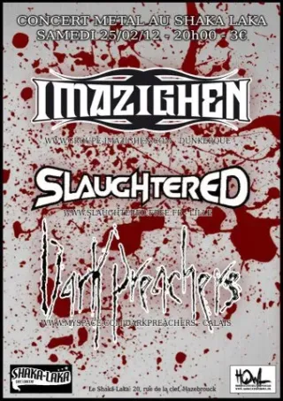 Poster for Dark Preachers + Imazighen + Slaughtered