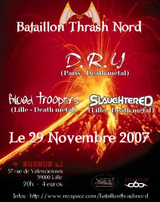 Poster for Blood Troopers + D.r.y + Slaughtered