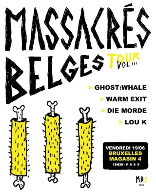 Poster for Massacrés Belges Tour Vol III
