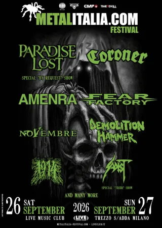 Poster for Metalitalia Festival 2026