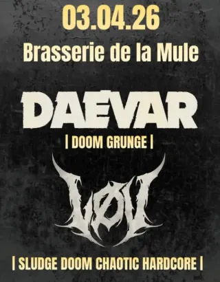 Poster for Daevar + LØV