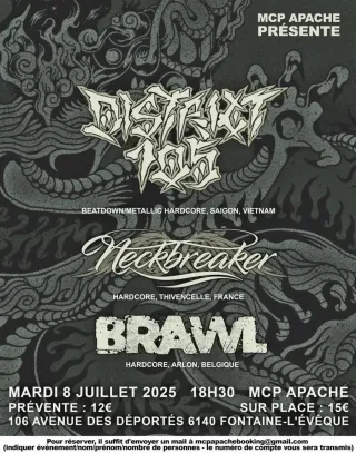 Poster for District 105 + Brawl + Neckbreaker