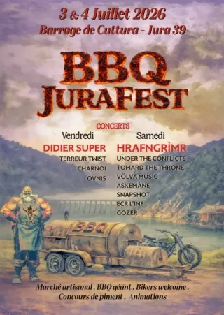 Poster for Festival BBQ Jura'Fest