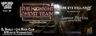 Poster for Lunar Shrine + One Eye Dollar + The Midnight Ghost Train