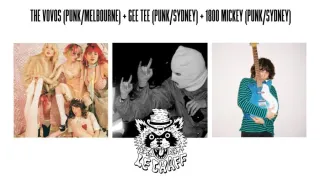 Poster for The Vovos + 1-800 Mickey + Gee Tee