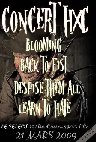 Poster for Back To Fist + Blooming + Despise Them All + Learn To Hate