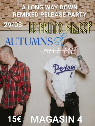 Poster for A Long Way Down Remixed Release Party