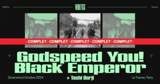 Poster for Godspeed You! Black Emperor + Tashi Dorji