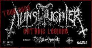 Poster for Nunslaughter + The Black Moriah
