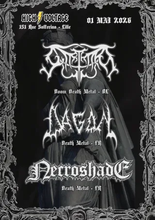 Poster for Dagon + Necroshade + Svarthart