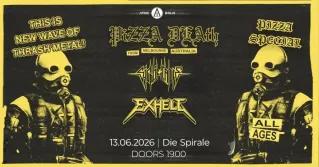 Poster for Pizza Death + Exhell + Significance