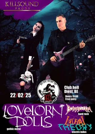 Poster for Bodyguerra + Lethal Theory + Lovelorn Dolls