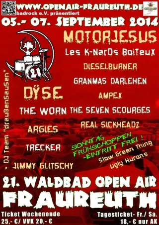Poster for Fraureuth Open Air 2014