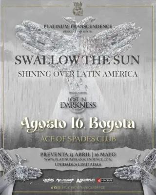 Poster for Swallow The Sun + Lost In Darkness