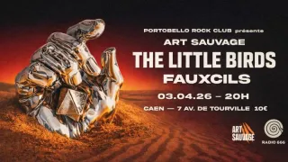 Poster for Fauxcils + The Little Birds