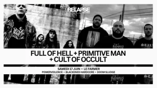Poster for Cult of Occult + Full Of Hell + Primitive Man