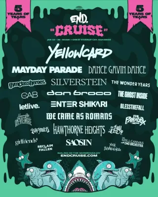 Poster for Emo's Not Dead Cruise 2027