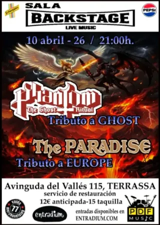 Poster for Phantom + The Paradise