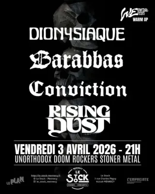 Poster for Barabbas + Conviction + Dionysiaque + Rising Dust