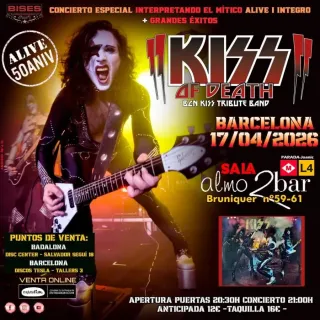 Poster for Kiss of Death - Tribute Night