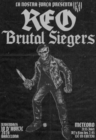 Poster for Brutal Siegers + Reo