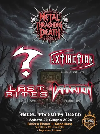 Poster for Metal Thrashing Death 2026