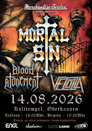 Poster for Mortal Sin + Blood Atonement + Velozza