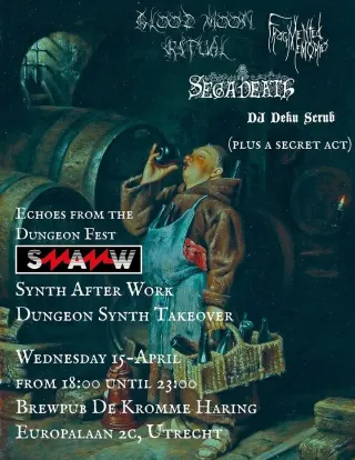 Poster for Blood Moon Ritual + Fragmented Memories + Segadeath