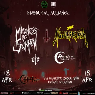 Poster for Awake Tomorrow + Madness Of Sorrow + The Killerfreaks + Utp